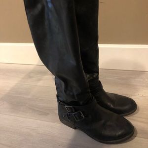 Bamboo Leather Riding Boots